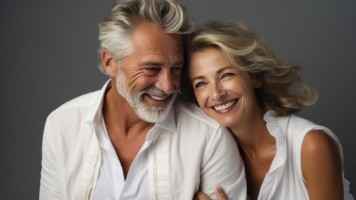 Äldre förälskat par